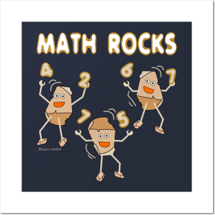 Math Rocks Funny School Mathematics Posters and Art